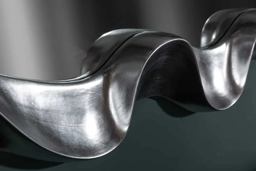 Extravaganter Wandspiegel ALICE 160x106cm silber variabel aufhängbar