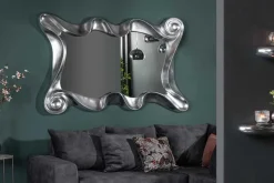 Extravaganter Wandspiegel ALICE 160x106cm silber variabel aufhängbar
