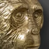 Extravagantes Kleiderhaken 3er Set THREE APES 25cm gold Handarbeit