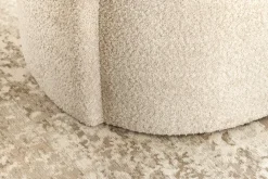 Extravagantes Sofa ELEMENTAL 180cm champagner beige Feinstrick Bouclé 2-Sitzer