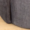 Extravagantes Sofa ELEMENTAL 180cm graphit grau Samt 2-Sitzer Couch organische Form