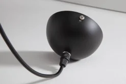Filigrane Hängelampe COCOONING XL 60cm schwarz Kugelleuchte