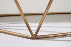 Filigrane Konsole DIAMOND 90cm Mango messing Massivholz Metall