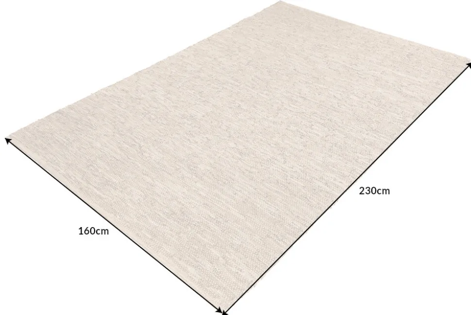 Flachgewebe Teppich PURE NATURE 230x160cm Jute handgewebt