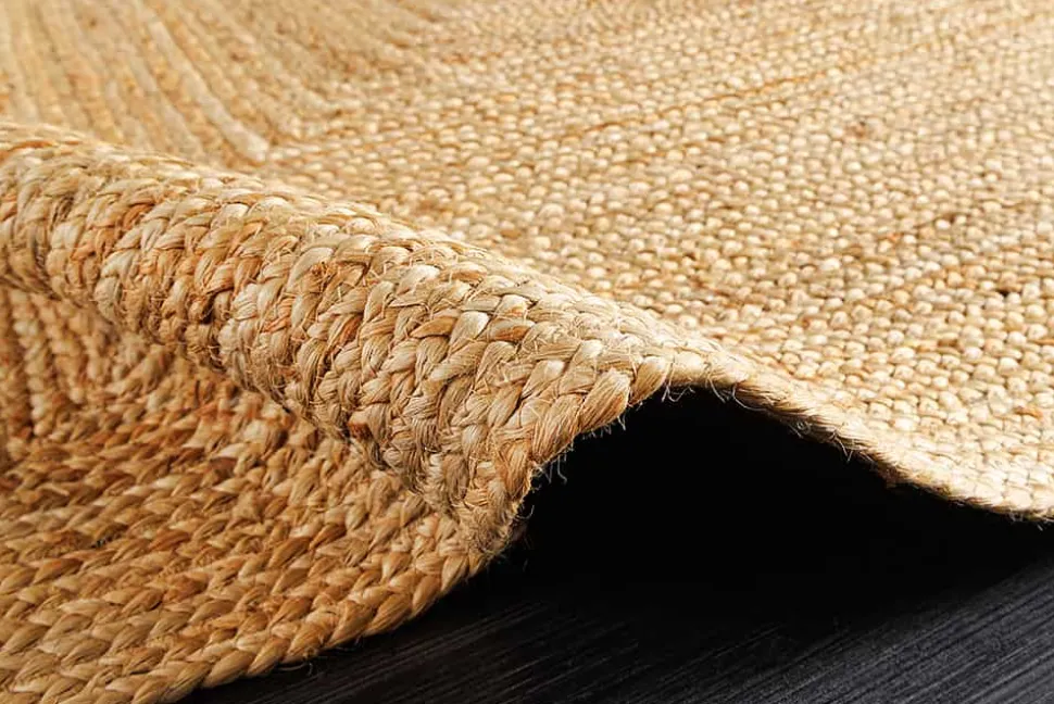 Flachgewebe Teppich PURE NATURE 230x160cm Jute handgewebt