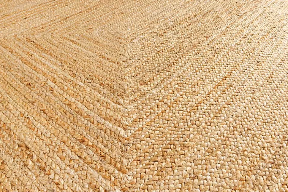 Flachgewebe Teppich PURE NATURE 230x160cm Jute handgewebt