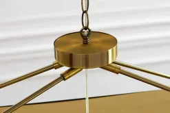 Glamouröse Hängelampe ROYAL 80cm messing gold Metall Ketten-Design Hängeleuchte