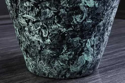 Handgefertigte Deko Vase ORIENT XL 75cm gold Metall mit Patina Hammerschlag Design