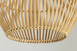 Handgefertigte Hängeleuchte ORGANIC LIVING 30cm natur rund Bambus Boho-Style