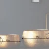Handgefertigte Schalen 2er Set ORIENT gold Blumentopf im Hammerschlagdesign