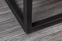 Handgefertigtes Sideboard CROCO 180cm grau schwarz Mangoholz mit 3D Schnitzereien massiv Metall