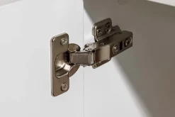 Hängendes TV-Board LOFT 160cm weiß natur drei Fächer mit Schublade