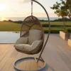 In- und Outdoor Hängesessel AIR ROPE beige greige inkl. Kissen