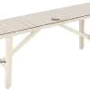 In- und Outdoor Sitzbank BALI 110cm natur hell Akazienholz wetterfest Balkonbank