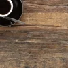 Industrial Beistelltisch BARRACUDA 40cm recyceltes Massivholz mit geflexten Beinen