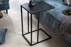 Industrial Beistelltisch SLIM LINE 43cm Esche schwarz Laptoptisch