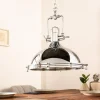 Industrial Hängelampe INDUSTRIAL 45cm silber Chrom Designklassiker