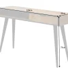 Industrial Konsolentisch INDUSTRIAL 120cm Mango mit schwarzen Beinen
