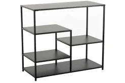 Industrial Regal DURA STEEL 90cm schwarz Metall Konsole