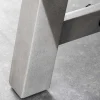 Industrial Sitzbank FINCA 200cm grau Pinie recyceltes Massivholz Eisen