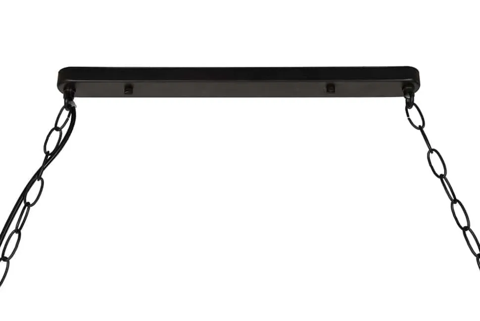 Maritime Hängeleuchte SEVEN SEAS II 120cm Seil Lampe mit 10 Leuchten