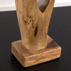 Massive Design Skulptur AMARA 45cm natur Mangoholz Dekoration handmade