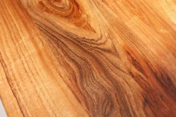 Massiver Beistelltisch ORGANIC LIVING 60cm braun Akazie Couchtisch Live Edge