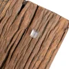 Massiver Esstisch BARRACUDA 180cm antik Teak Holz mit Stahl Kufenfüßen inkl. Glasplatte