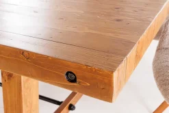 Massiver Esstisch FINCA 400cm vintage braun recyceltes Pinienholz