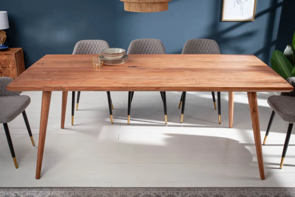 Massiver Esstisch MYSTIC LIVING 200cm Akazie natur Massivholz