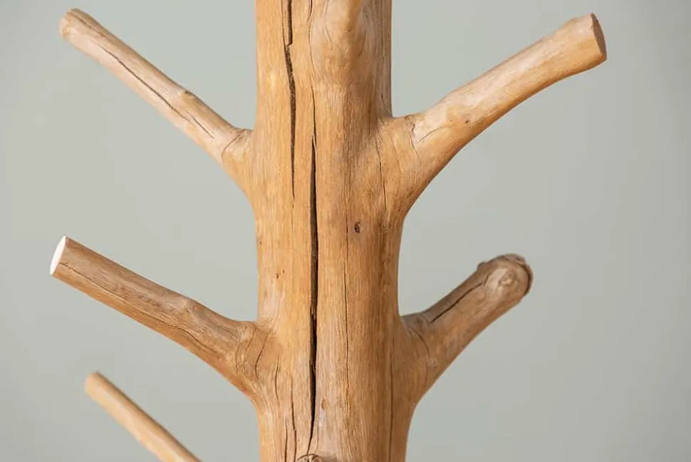 Massiver Garderobenständer TREE NATURE 170cm natur Holz Kleiderständer