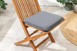 Massiver Gartenstuhl EMPIRE TEAK Teakholz klappbar Hochlehner wetterfest