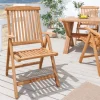 Massiver Gartenstuhl EMPIRE TEAK Teakholz klappbar