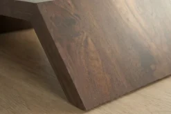 Massiver Monitorständer GATSBY 50cm braun Mangoholz Laptoptisch Erhöhung