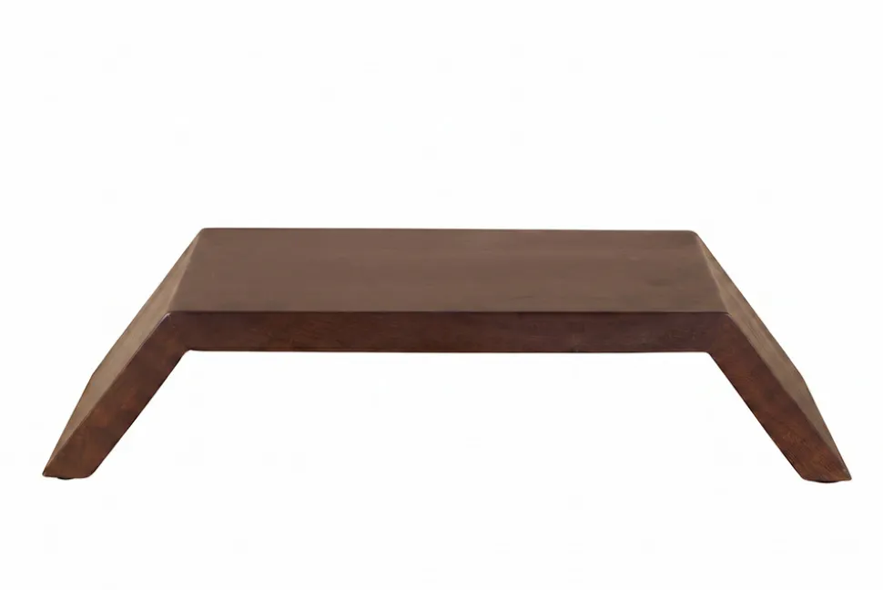 Massiver Monitorständer GATSBY 50cm braun Mangoholz Laptoptisch Erhöhung