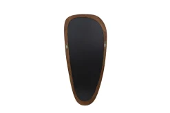 Massiver Wandspiegel ORGANIC 120cm braun Walnussholz-Design