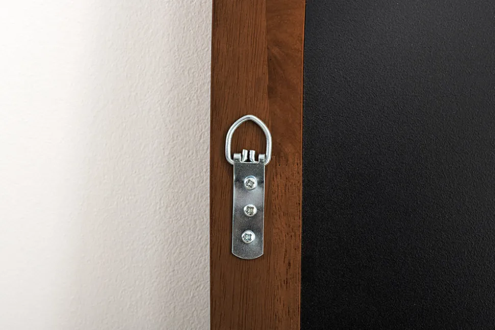 Massiver Wandspiegel ORGANIC 120cm braun Walnussholz-Design