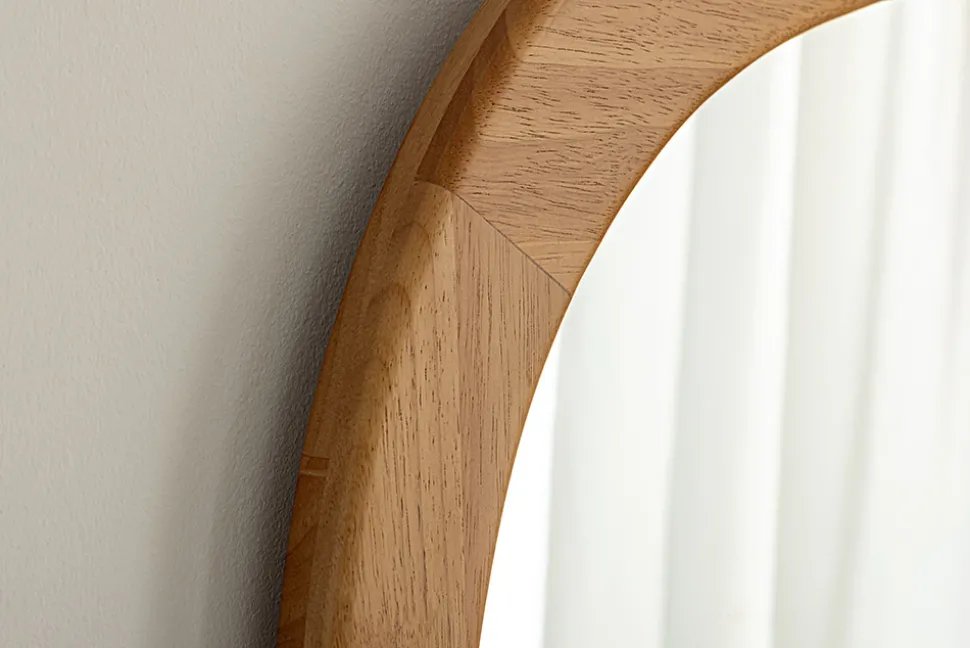 Massiver Wandspiegel ORGANIC 165cm natur Eichenholz-Design