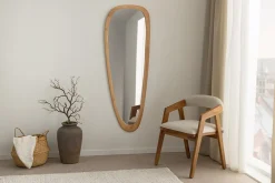 Massiver Wandspiegel ORGANIC 165cm natur Eichenholz-Design