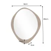Massiver Wandspiegel ORGANIC 90cm natur Eichenholz-Design