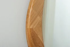 Massiver Wandspiegel ORGANIC 90cm natur Eichenholz-Design