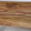 Massives Bett MAKASSAR 180x200cm braun Sheeshamholz stone finish
