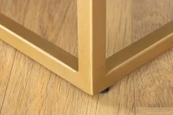 Massives Highboard SNAKE 120cm schwarz gold Mangoholz Schlangen-Design mit aufwendigen 3D Schnitzereien