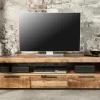 Massives TV-Board IRON CRAFT 170cm Mangoholz Lowboard 3 Schubladen