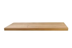 Massives Wandregal PURE 80cm Mango natur cream finish Mangoholz Steckregal