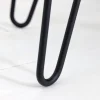 Massivholz Beistelltisch SCORPION 55cm Akazie Nachttisch mit Ablage Hairpin Legs Metall