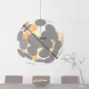 Moderne Design Hängeleuchte INFINITY HOME 70cm schwarz gold Pendelleuchte