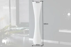 Moderne Design Stehlampe PARIS X 160cm weiß Stehleuchte