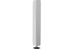 Moderne Design Stehlampe PARIS 160cm weiß Plissee Schirm Stehleuchte