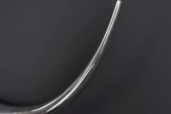 Moderne Design Wanddekoration BULL XL 120cm silber Aluminium Stierkopf